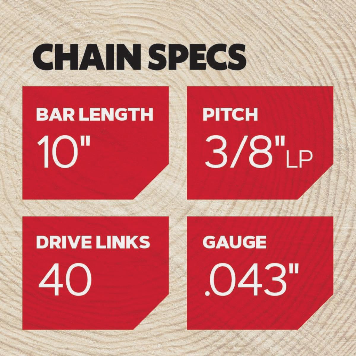 Oregon AdvanceCut 10 In. 40-Link 0.043 In. ga Chainsaw Chain Image 5