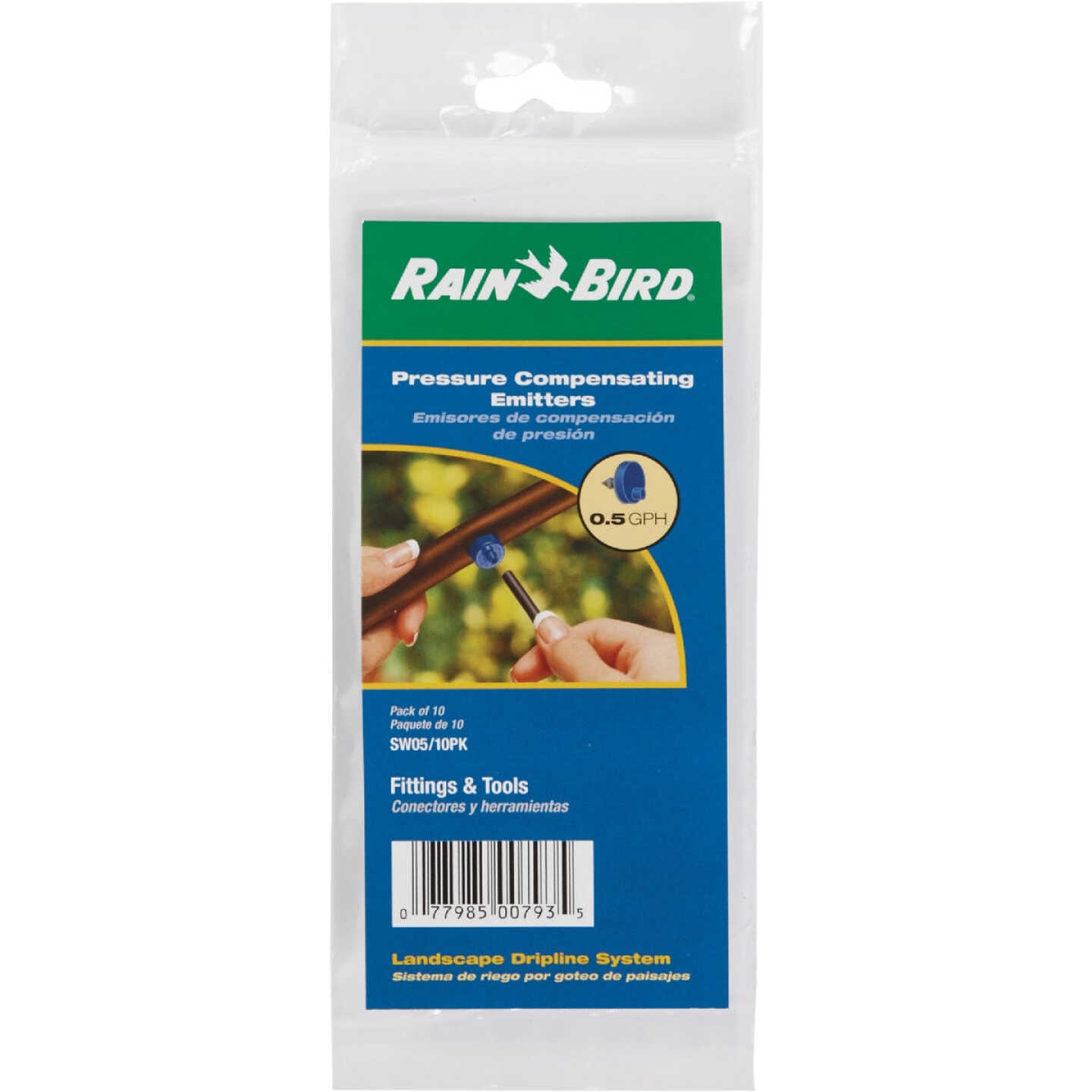 Rain Bird 1/2 GPH Button Dripper Emitter (10-Pack) Image 1