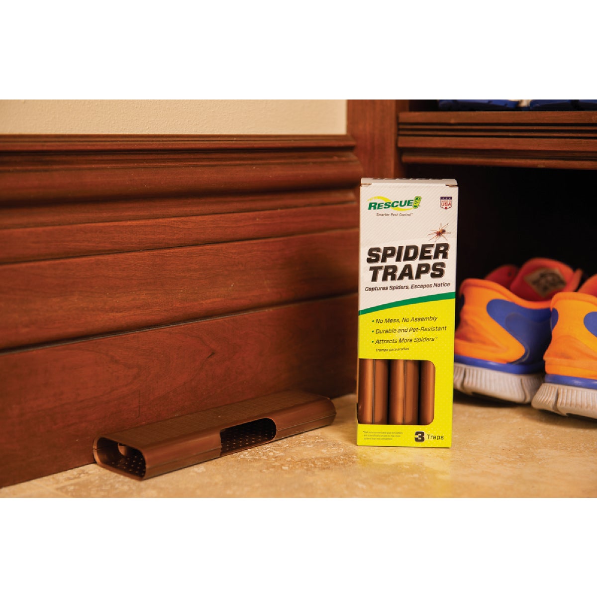 Rescue Indoor Glue Spider Trap (3-Pack) Image 2