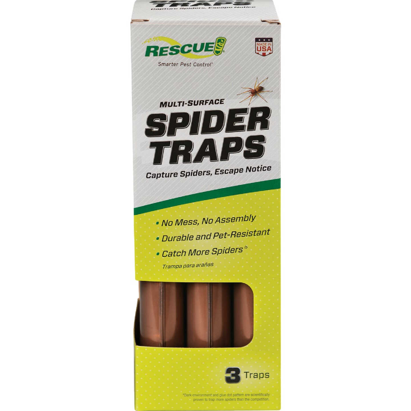 Rescue Indoor Glue Spider Trap (3-Pack) Image 1