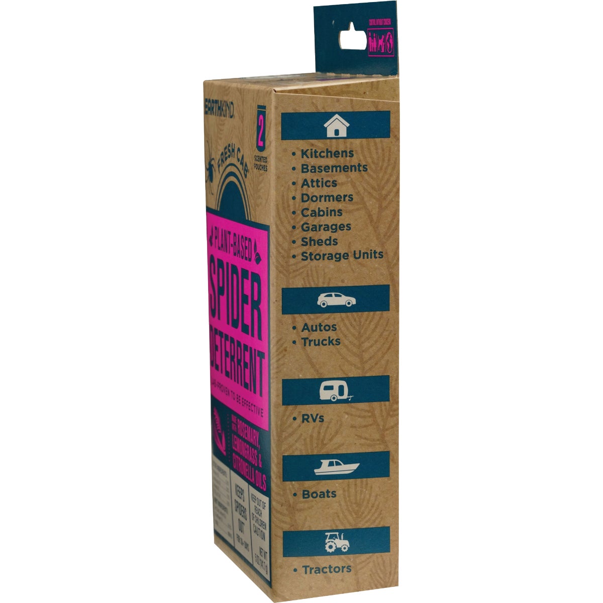 EarthKind Fresh Cab 30 to 60-Day Natural Spider Repellent Refill Pouch (2-Pack) Image 7