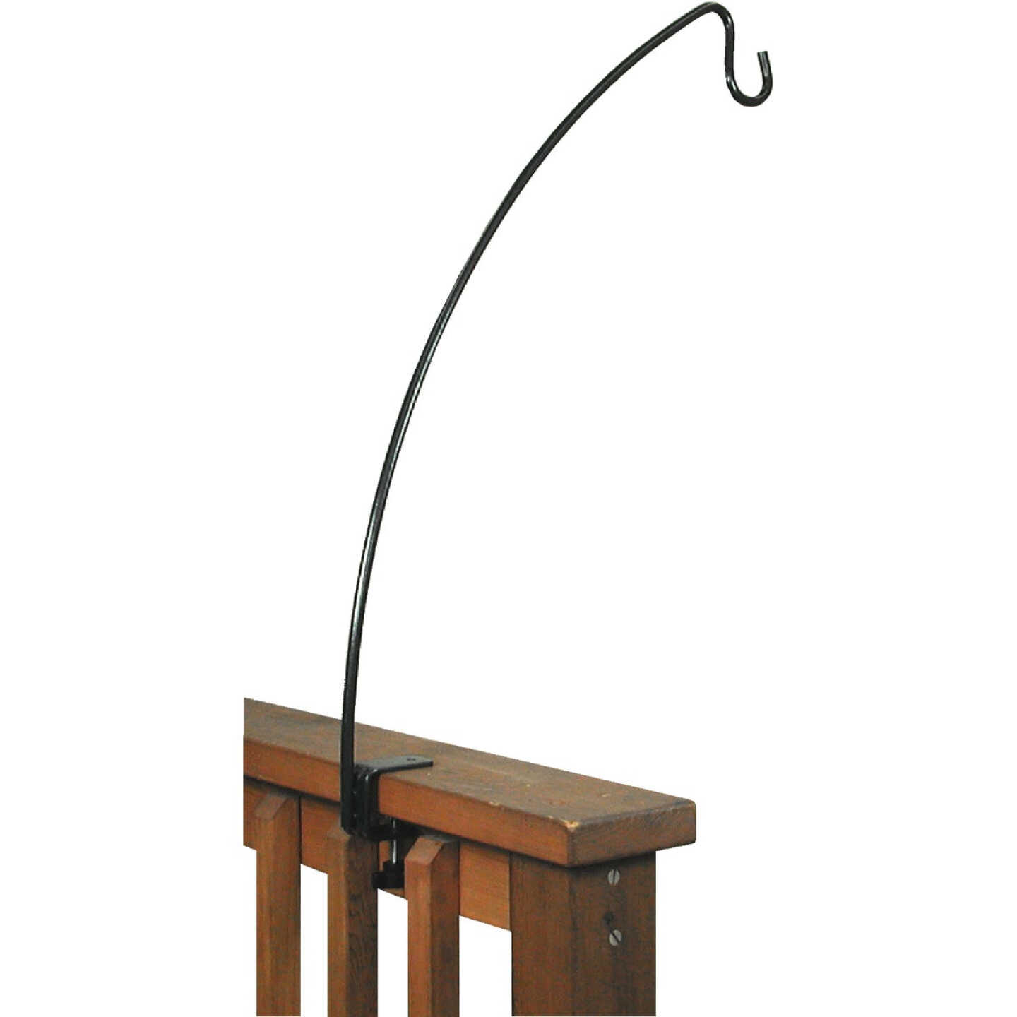 Stokes Select 33 In. Black Deck Clamp Bird Feeder Hook Image 4