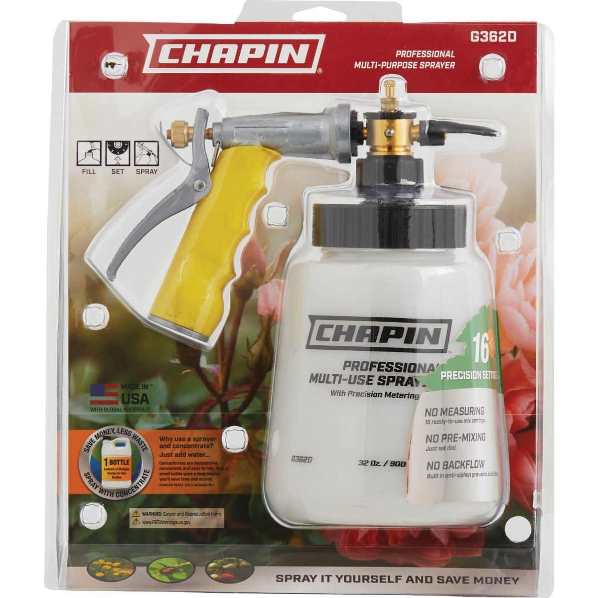 Chapin 32 Oz. Hose End Sprayer with Precision Metering Dial Image 2