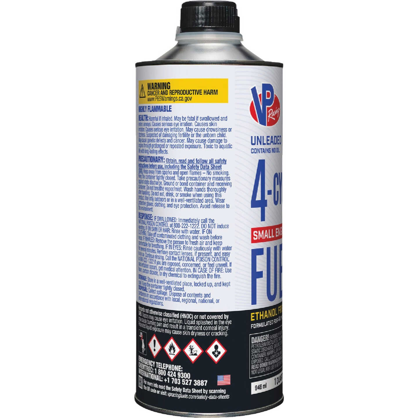VP Racing Fuels 32 Oz. Ethanol-Free 4-Cycle Fuel Image 3