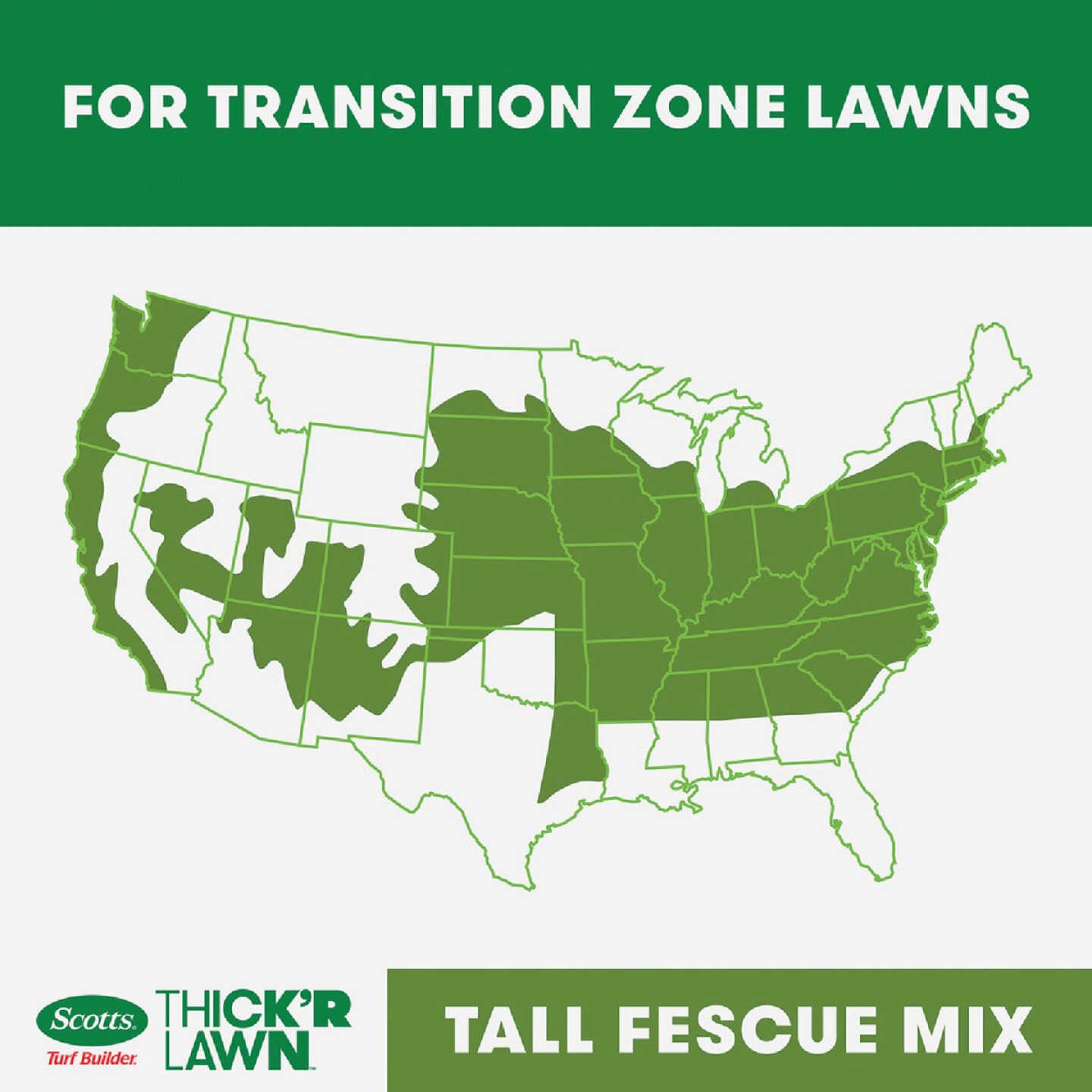 Scotts Turf Builder Thick'R Lawn 12 Lb. 1200 Sq. Ft. Tall Fescue Mix Grass Seed, Fertilizer, and Soil Improver Combination Image 4
