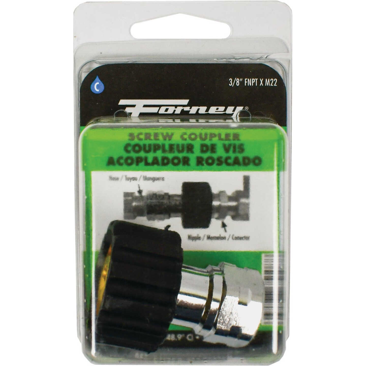 Forney M22Fx 3/8 In. Female Screw Pressure Washer Coupling Image 2