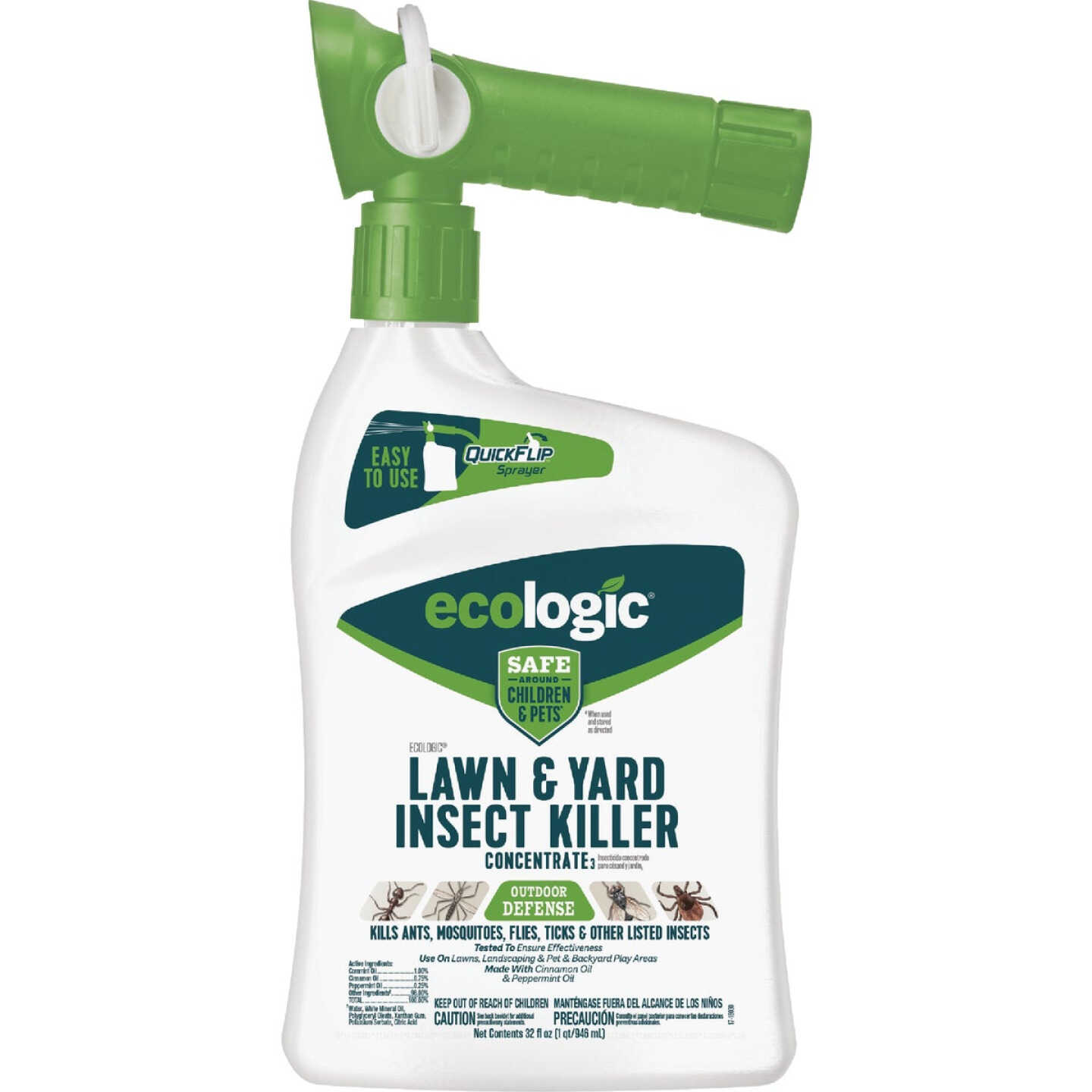 EcoLogic 32 Oz. Ready To Spray Hose End Insect Killer Image 1