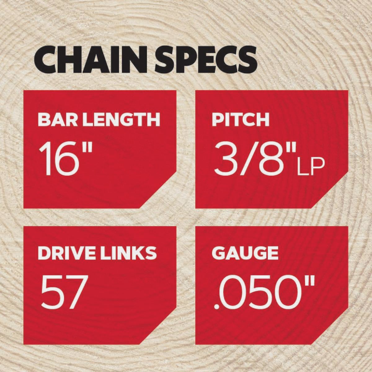Oregon AdvanceCut 16 In. 57-Link Chainsaw Chain Image 5