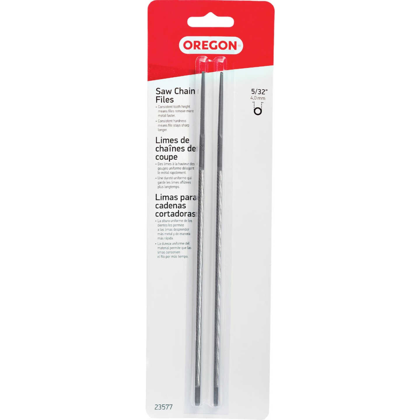Oregon 5/32 In. Saw Chain File (2-Count) Image 1
