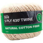 Do it Best 5-Ply x 430 Ft. Natural Cotton Twine Image 1
