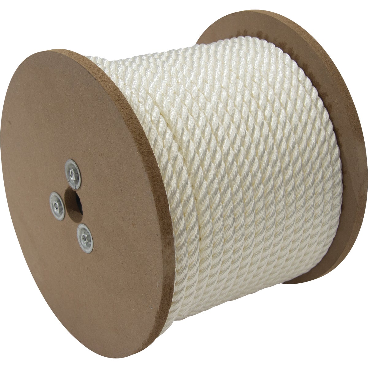 TruGuard 1/2 In. x 250 Ft. White Twisted Nylon Rope