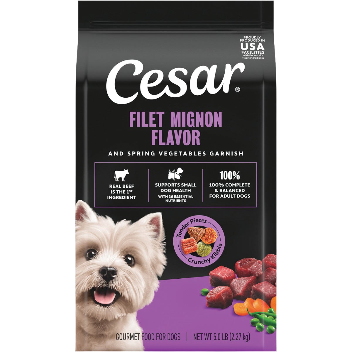 Cesar 5 Lb. Filet Mignon Dry Dog Food