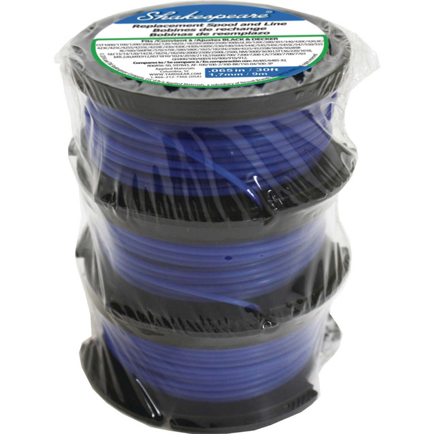 Shakespeare 0.065 In. x 30 Ft. Trimmer Spool (3-Pack) Image 1