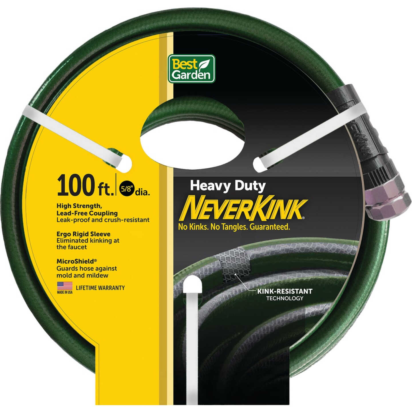 Best Garden NeverKink 5/8 In. x 100 Ft. Heavy-Duty Garden Hose Image 1