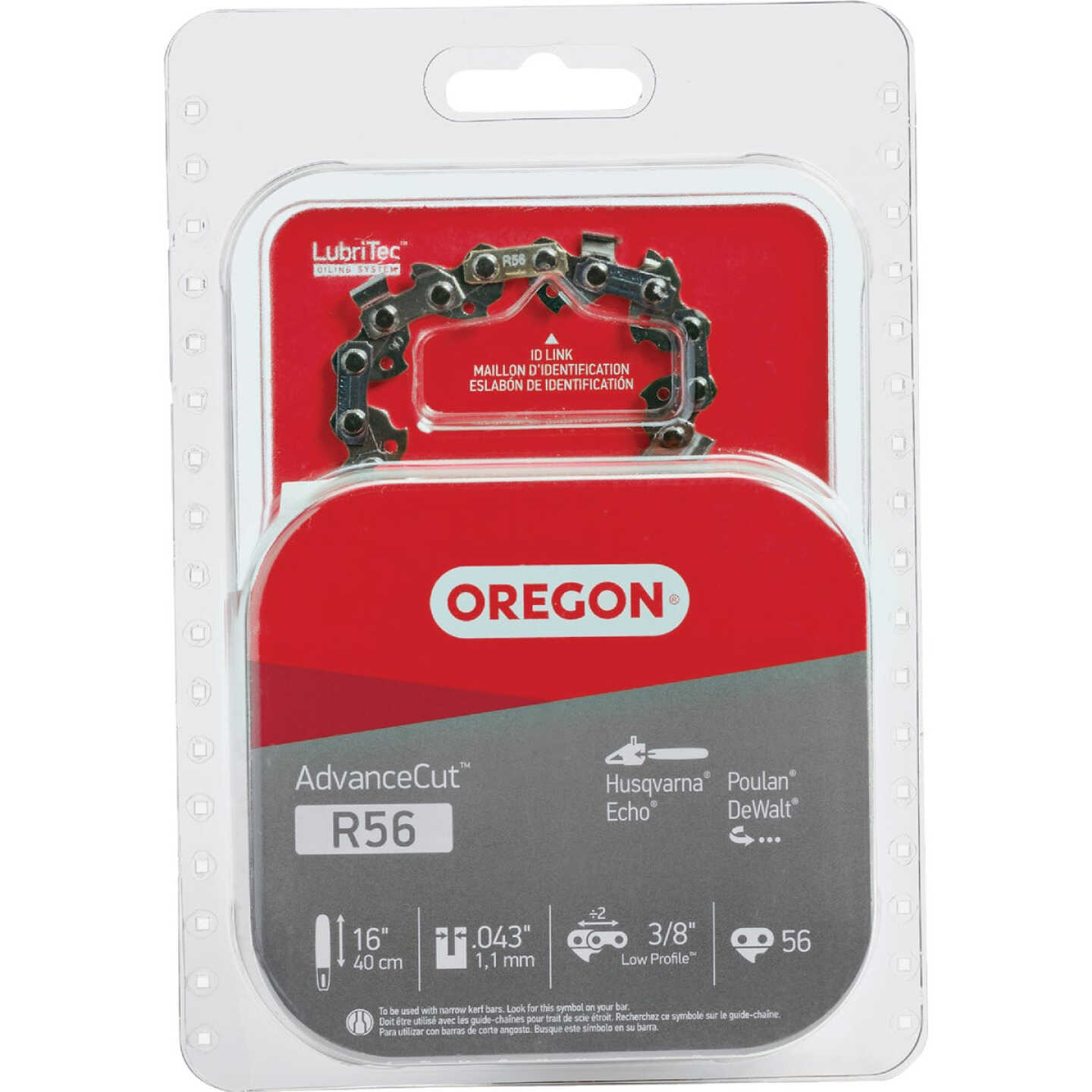 Oregon AdvanceCut 16 In. 56-Link 0.043 In. ga Chainsaw Chain Image 1