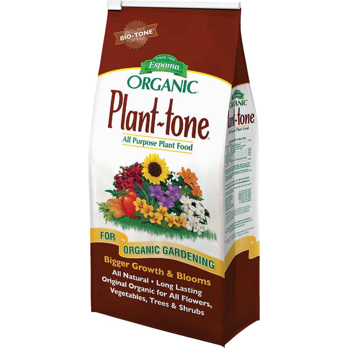 Espoma Organic 36 Lb. 5-3-3 Plant-tone Dry Plant food Image 1