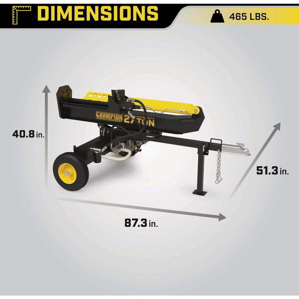 Champion 27-Ton Gas Log Splitter Image 3