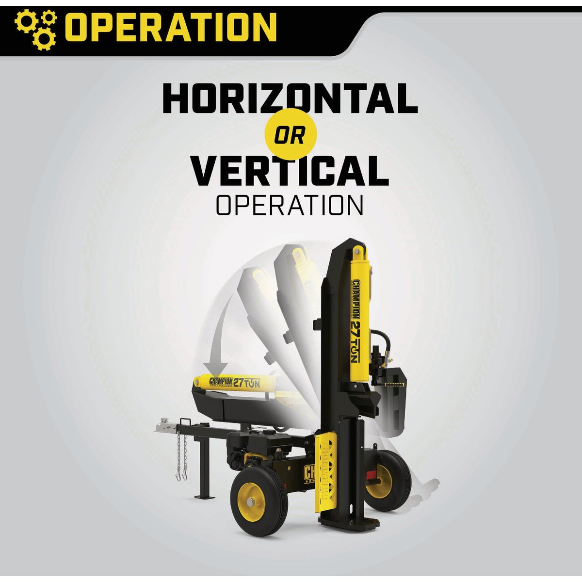 Champion 27-Ton Gas Log Splitter Image 5
