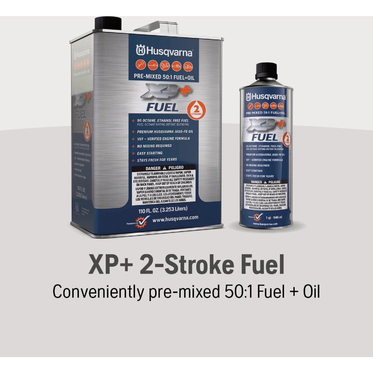 Husqvarna XP+ 1 Gal. 50:1 Fuel + Oil Pre-Mix Image 4