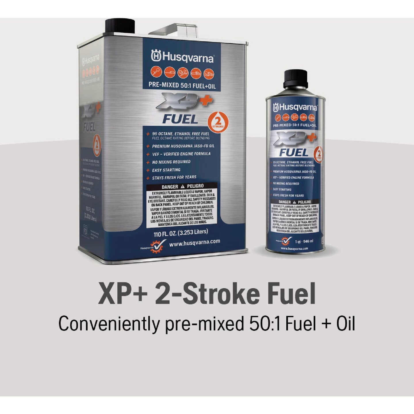 Husqvarna XP+ 1 Gal. 50:1 Fuel + Oil Pre-Mix Image 4