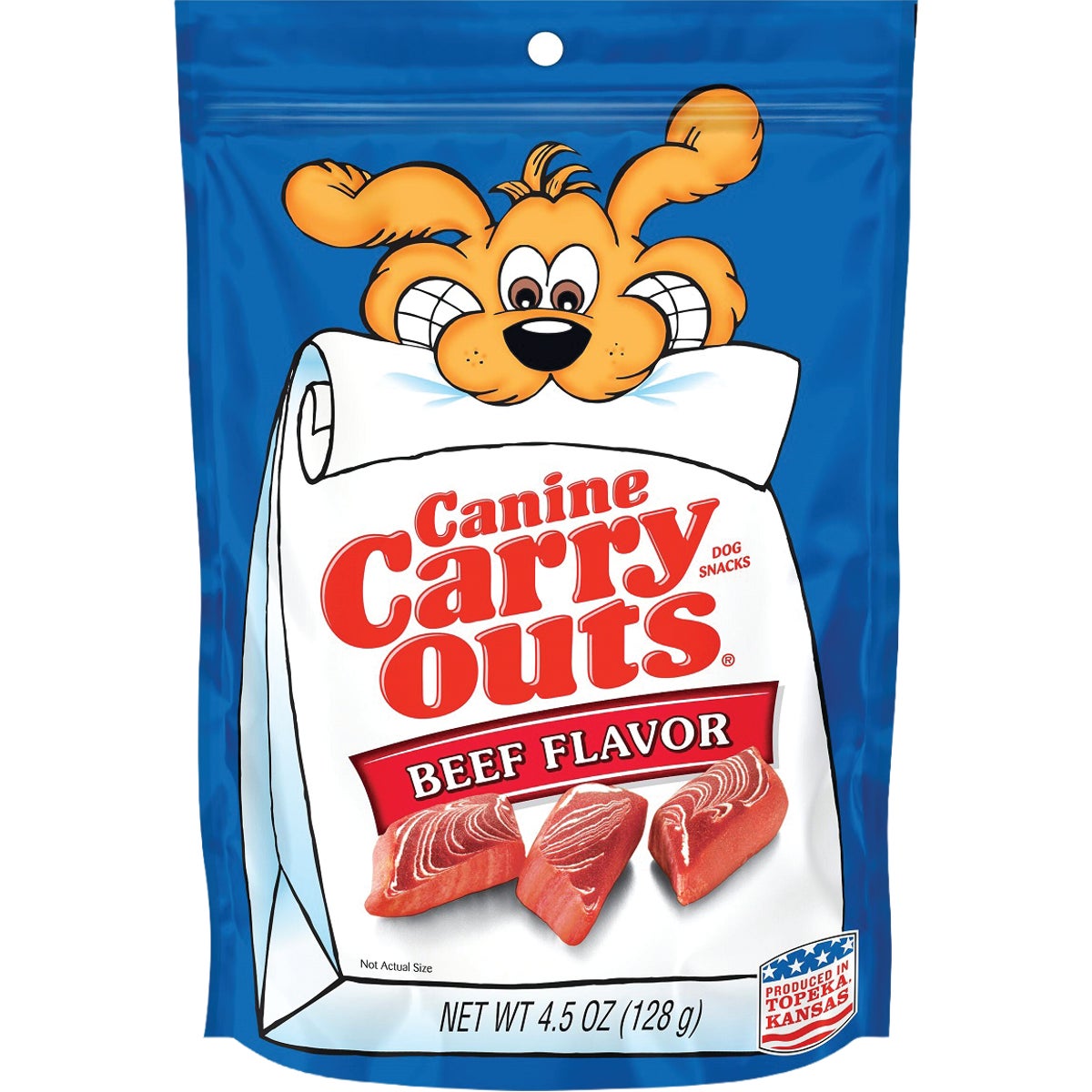 Canine Carryouts 4.5 Oz. Beef Flavor Dog Snacks