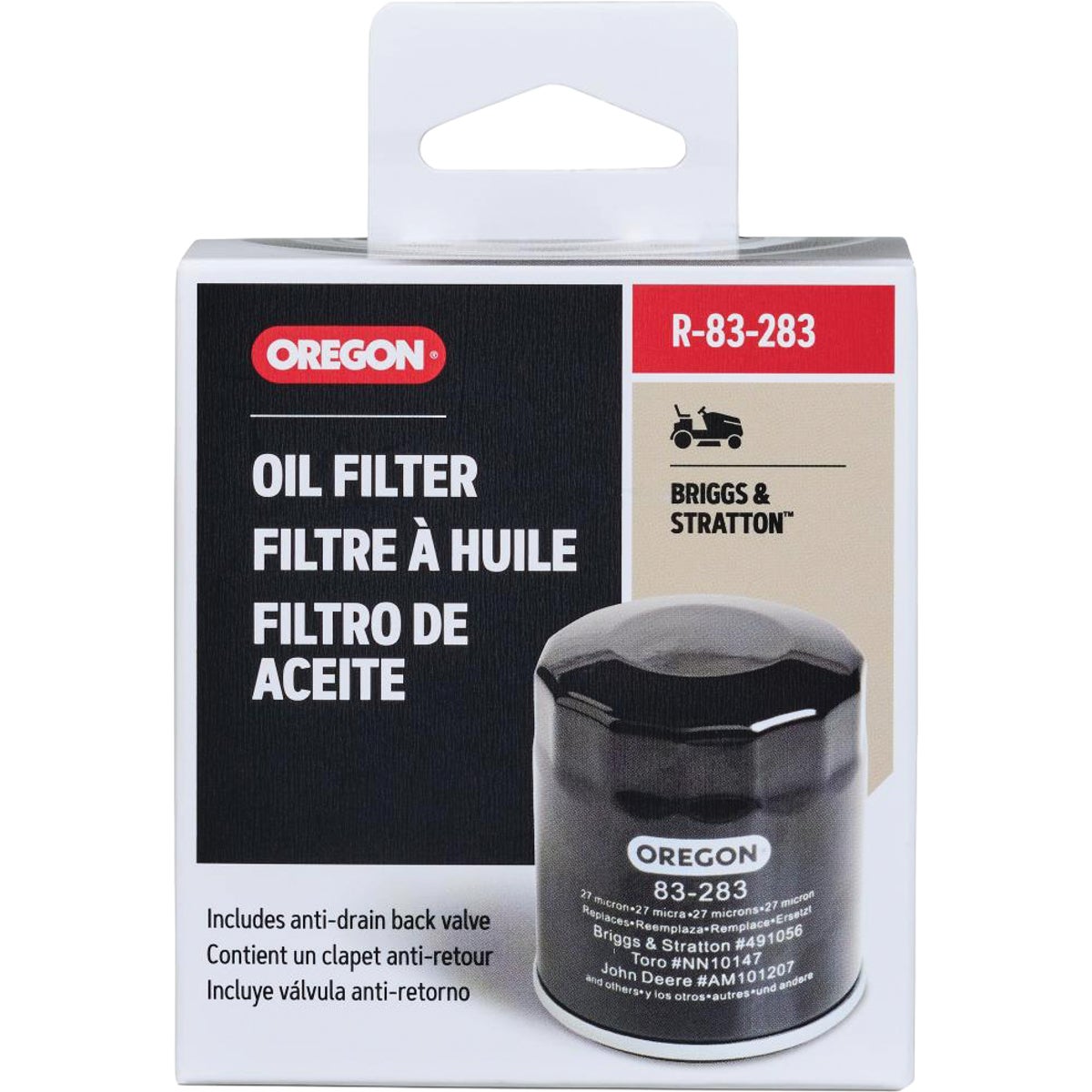 Oregon R-83-283 Engine Oil Filter