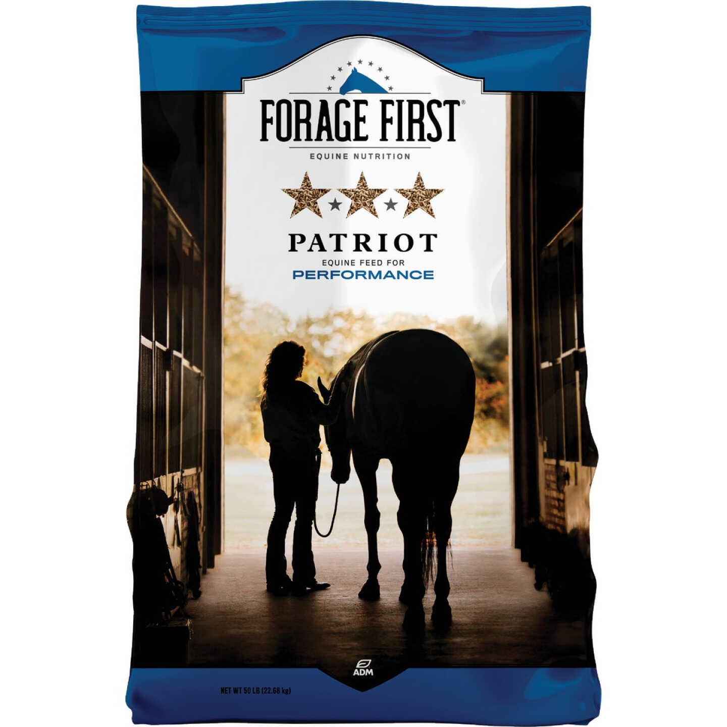 ADM Patriot 50 Lb. Performance Equine Feed Image 1