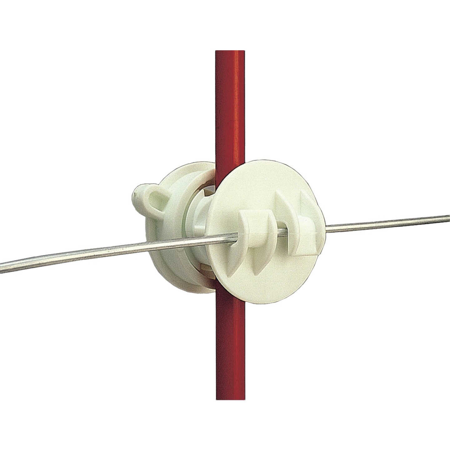 Gallagher White Rod Post Scew-On Claw Insulator (25-Pack) Image 1