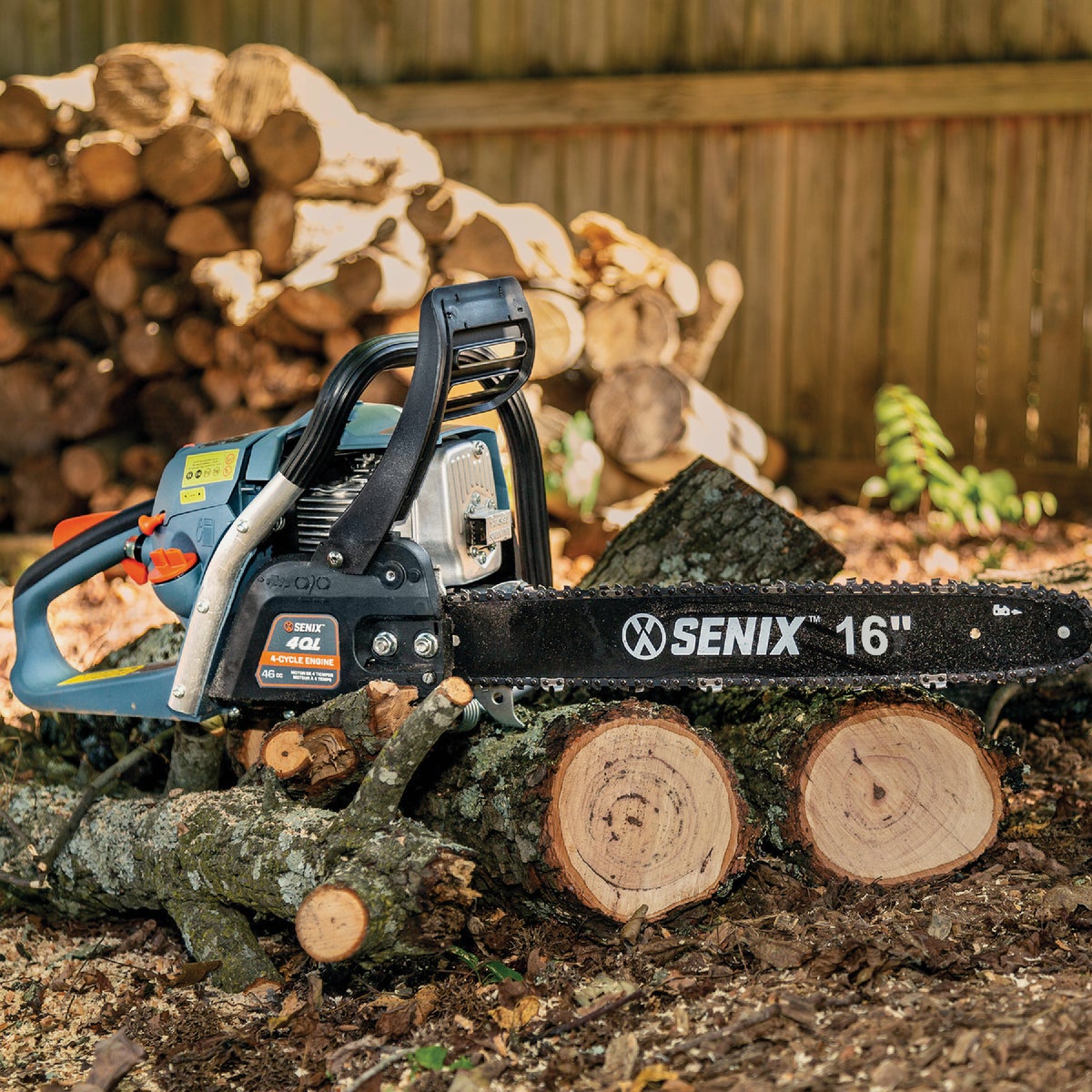 Senix 4QL 16 In. 46cc Gas Powered Chainsaw Image 5