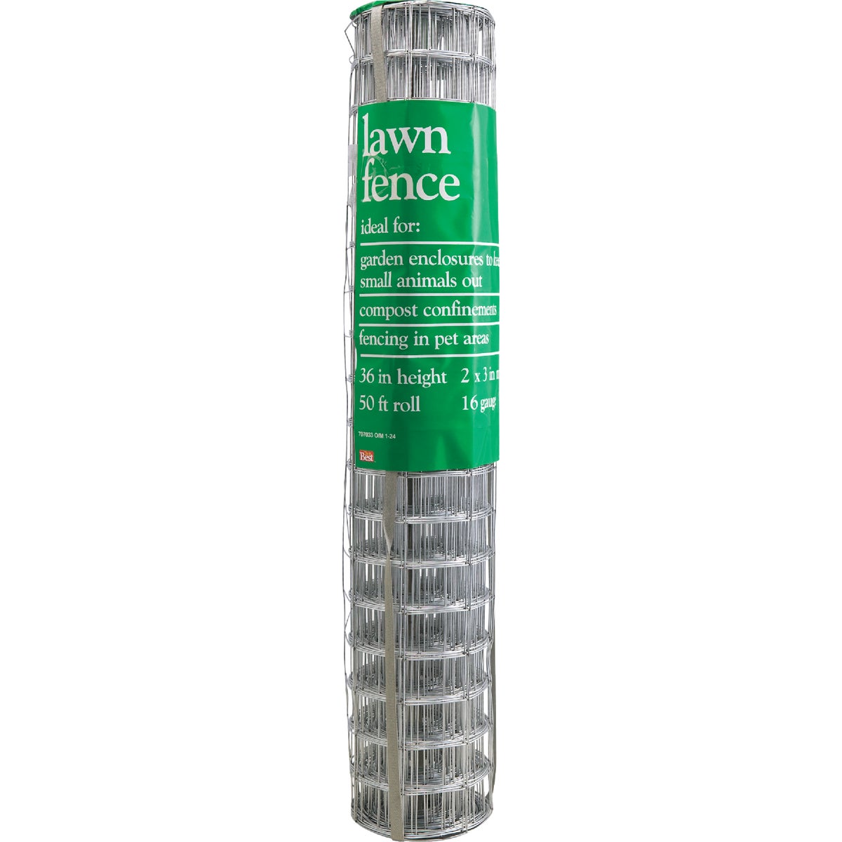 Agway Economy 36 In. H. x 50 Ft. L. (3x2) Galvanized Welded Wire Fence Image 2