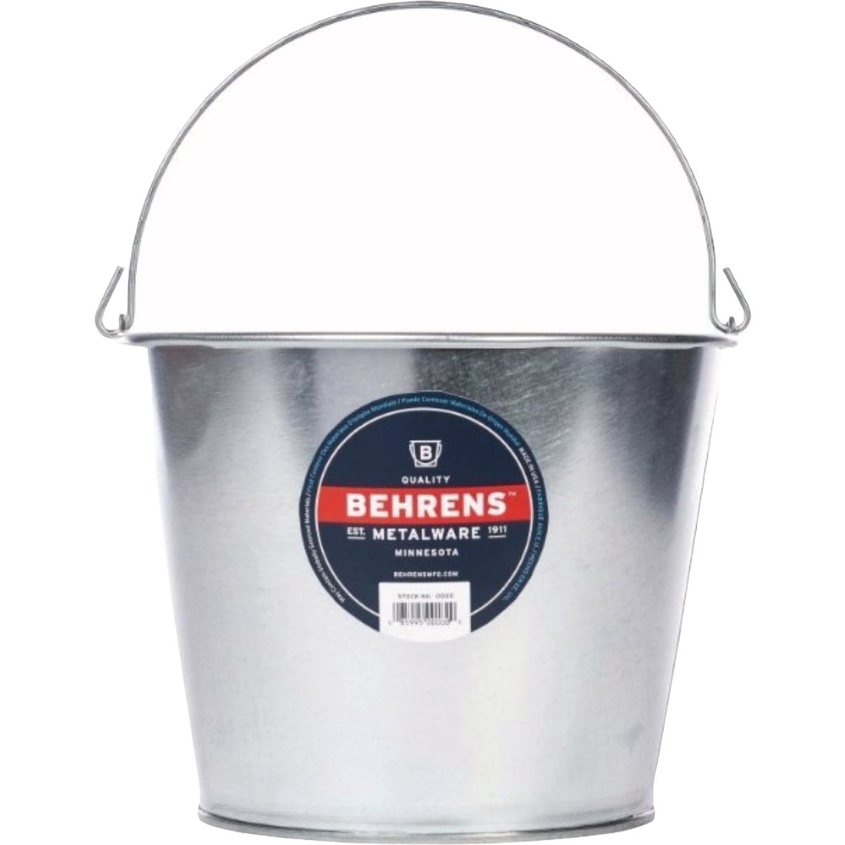 Behrens 5 Qt. Galvanized Steel Pail