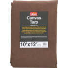 Do it Best 10 Oz. 10 Ft. x 12 Ft. Canvas Tarp Image 1