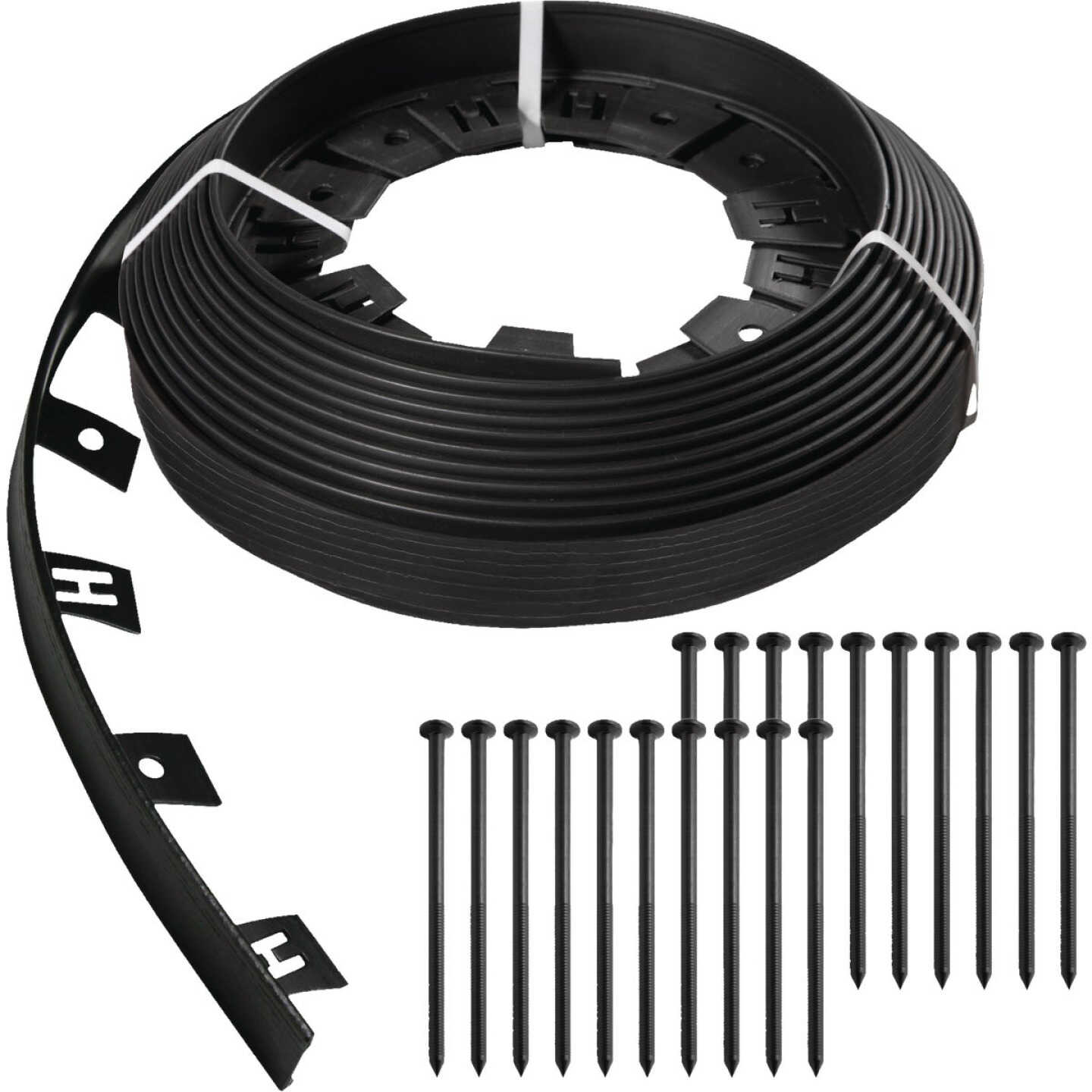 Master Mark Dig-Free 1.5 In. H. x 50 Ft. L. Black Recycled Plastic Landscape Edging Image 1