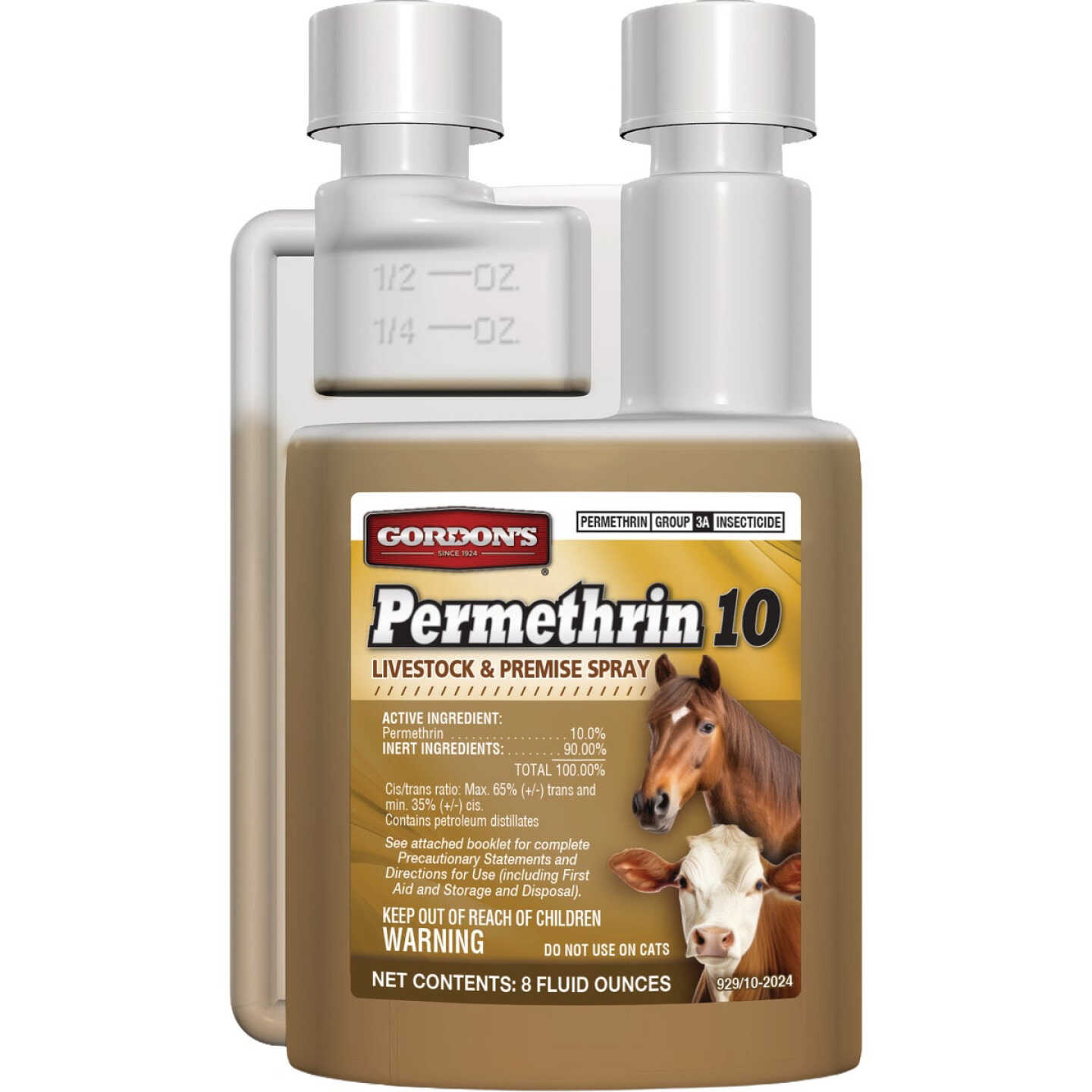 Gordon's Permethrin 10 8 Oz. Concentrate Livestock & Premise Spray Image 1