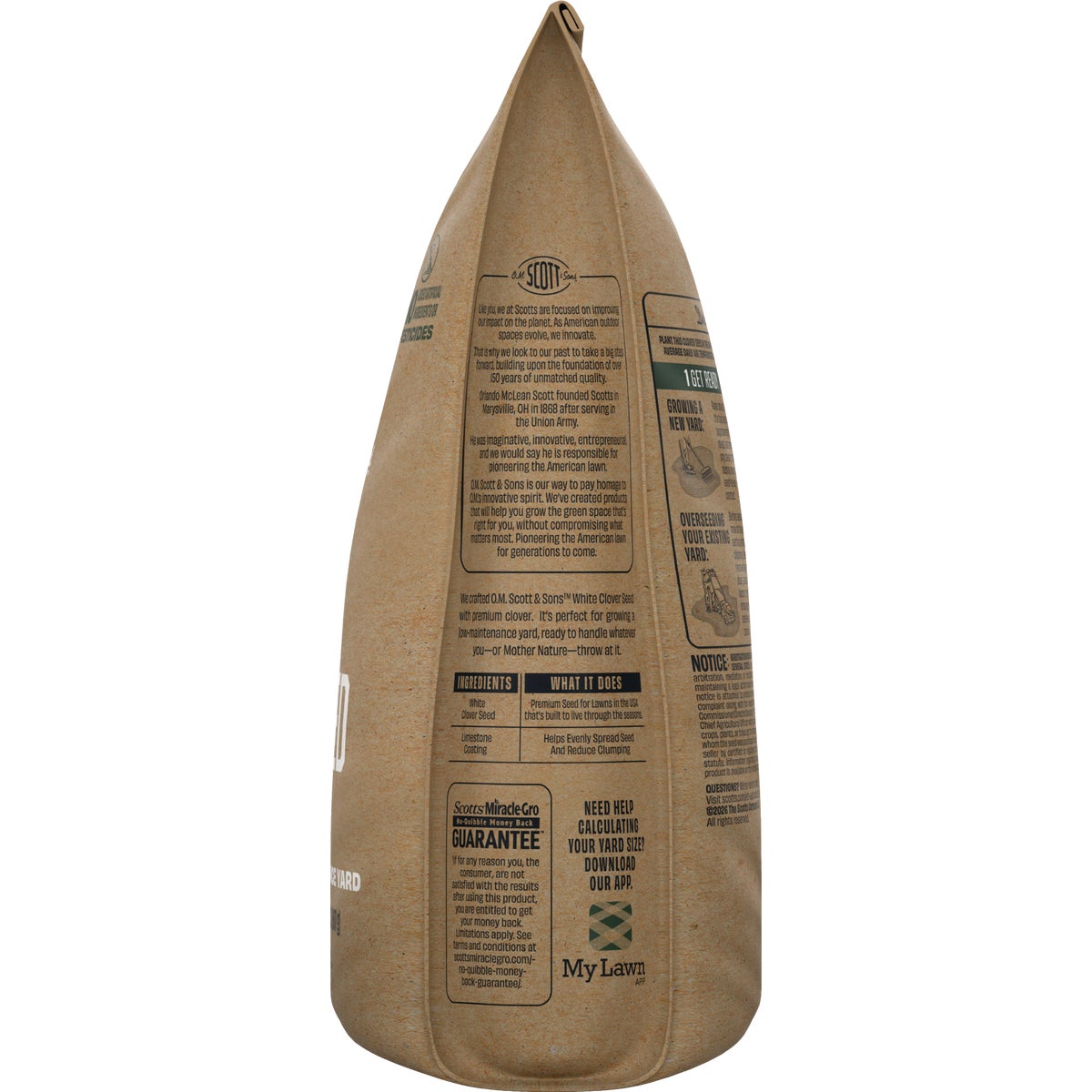 O.M. Scott & Sons 2 Lb. White Clover Seed Image 3