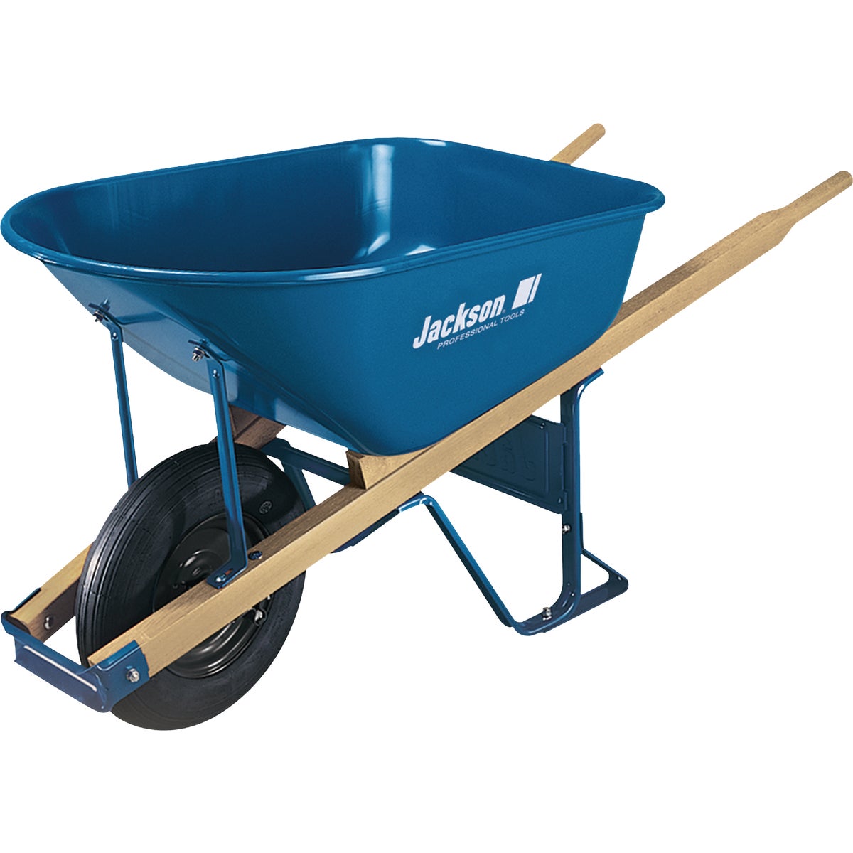 Jackson 6 Cu. Ft. Professional Heavy-Duty Steel Wheelbarrow