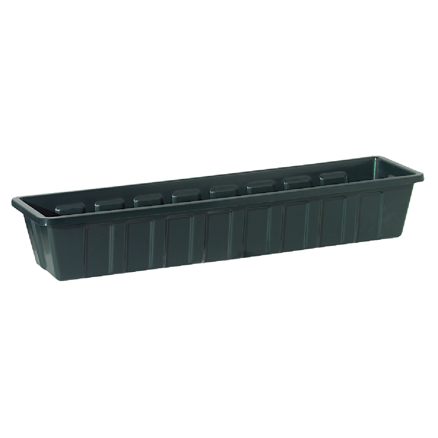 Novelty Poly-Pro 30 In. Polypropylene Hunter Green Flower Box Planter Image 1