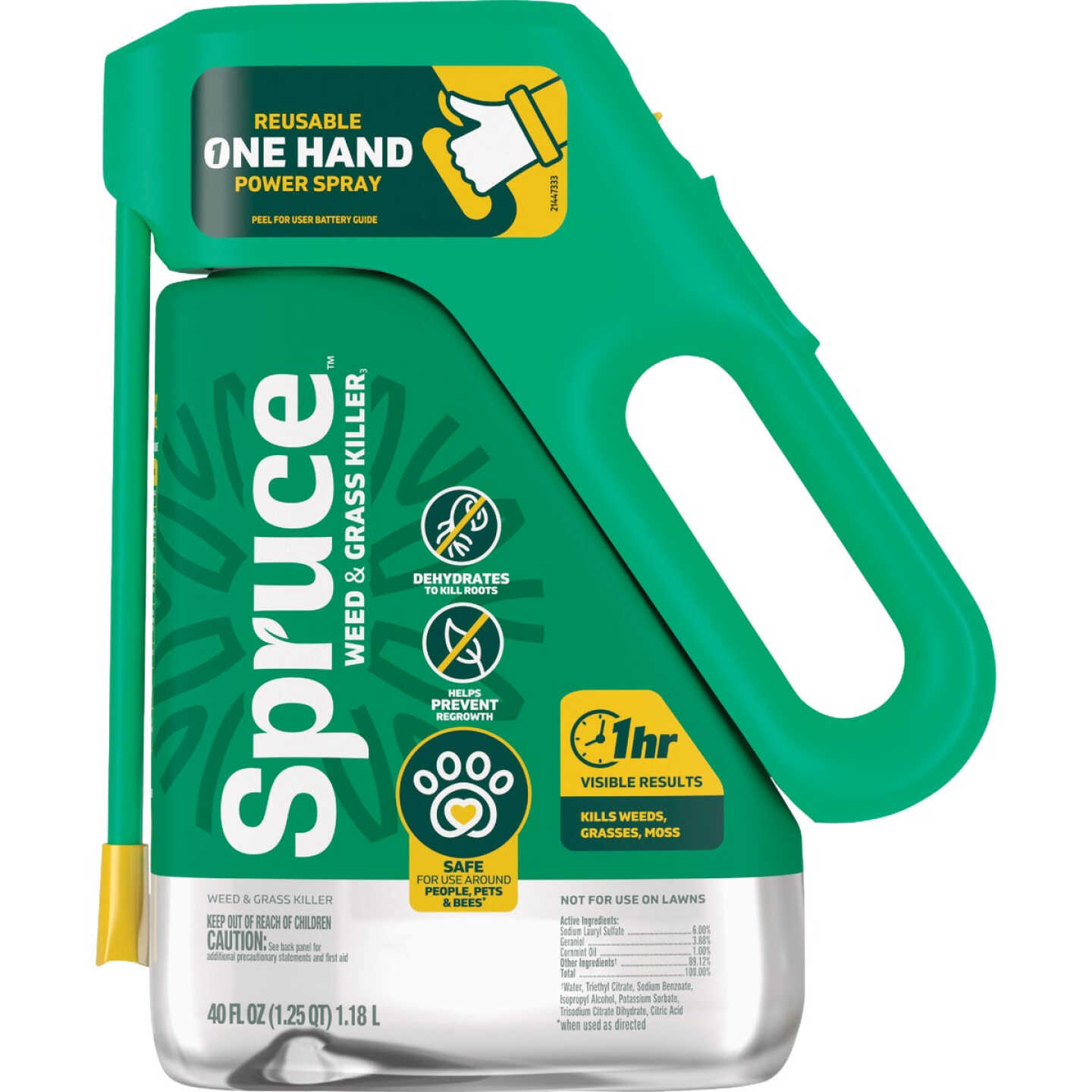 Spruce 40 Oz. One-Handed Power Sprayer Weed & Grass Killer Image 1