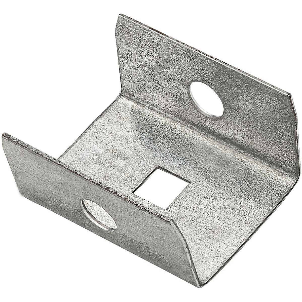 National Hardware Galvanized Box Rail Steel Barn Door Rail End Cap