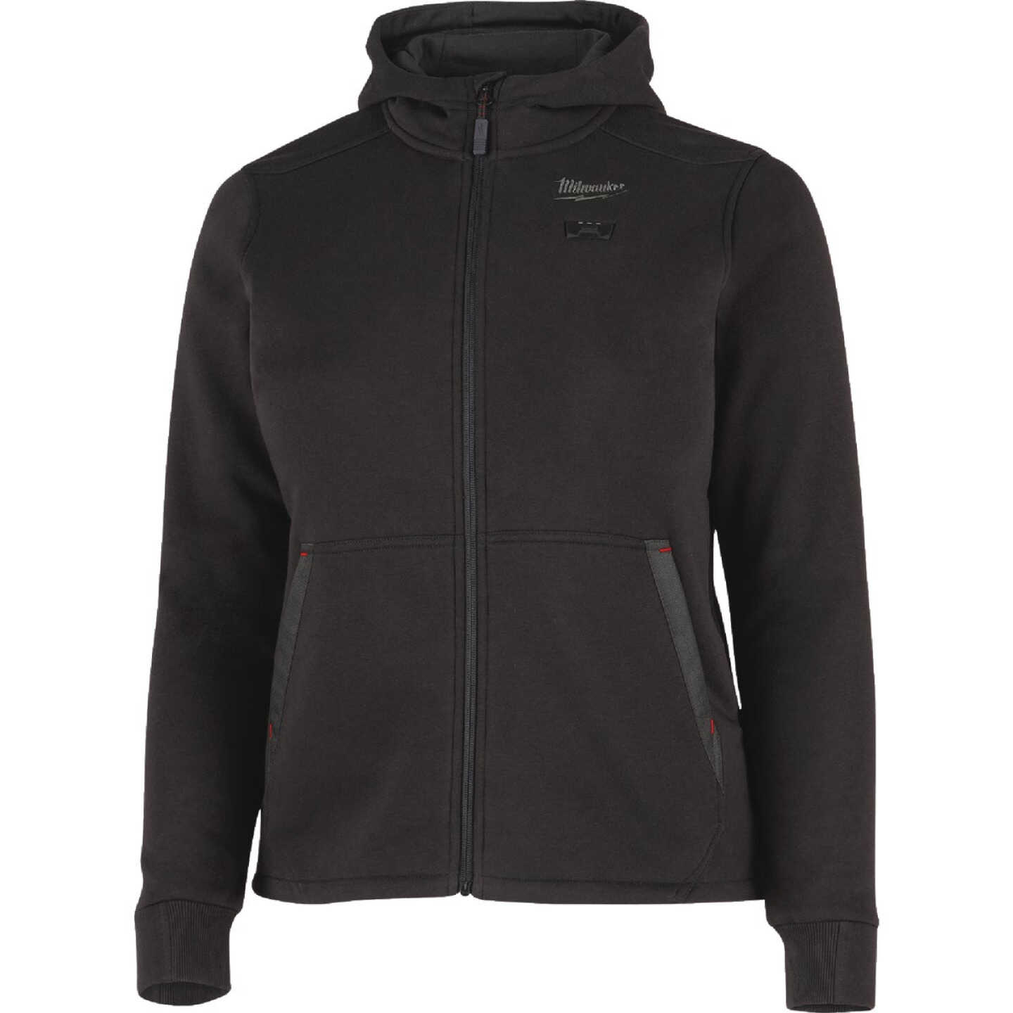 Milwaukee M12 Women's Large Black Full-Zip Heated Hoodie Kit Image 6