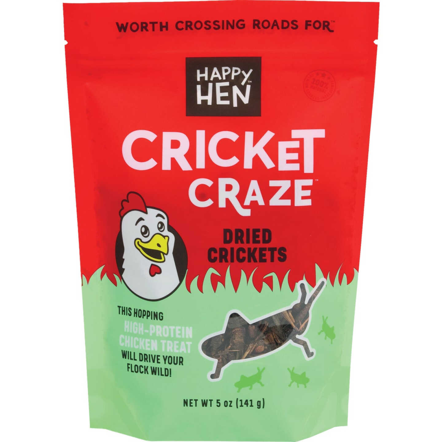 Happy Hen Treats 5 Oz. Cricket Craze Poultry Treats Image 1