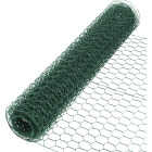 Agway 1 In. Mesh x 3 Ft. x 50 Ft. 20-Gauge Green PVC-Coated Steel Poultry Netting Image 1