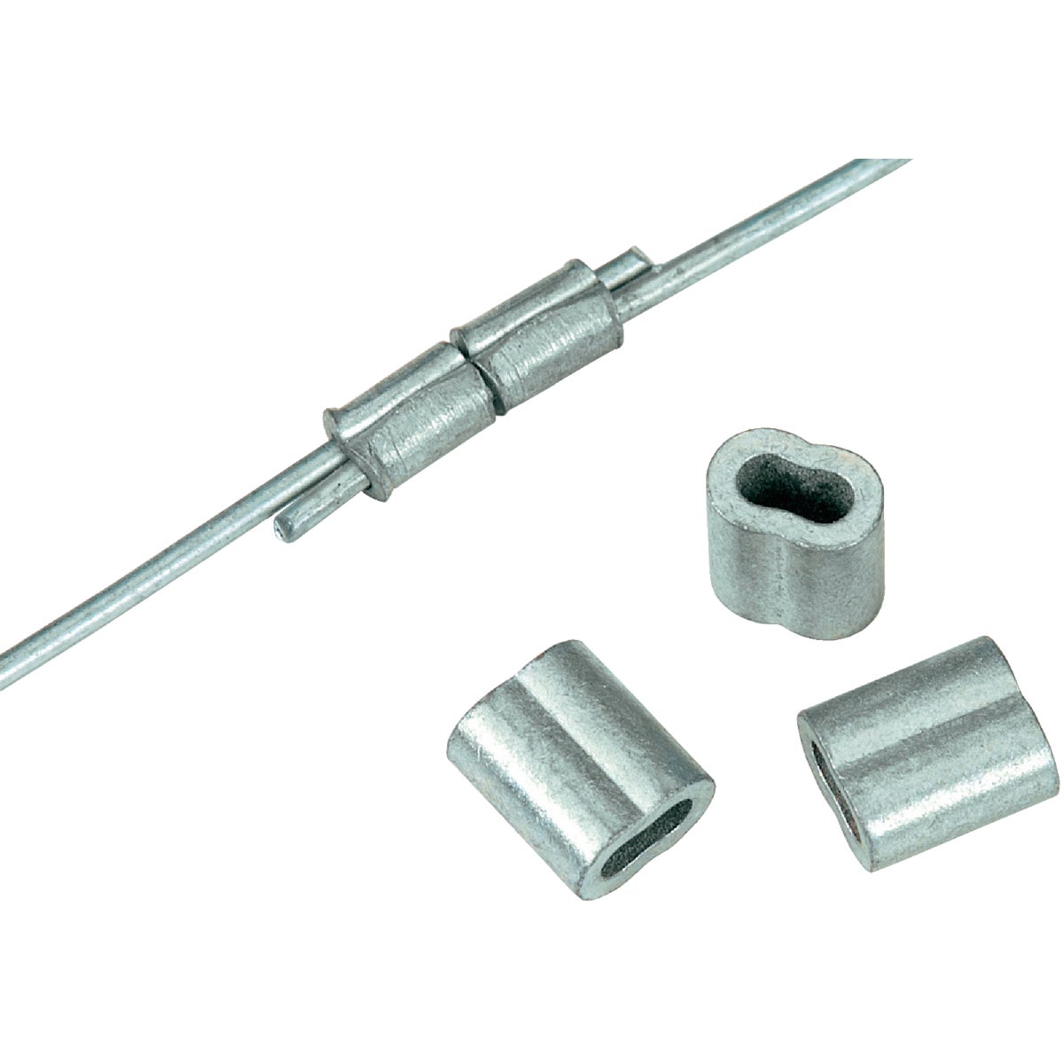 Dare 10 Ga. & 11 Ga. Zinc Plated Copper Splicing Sleeve (10-Pack) Image 1