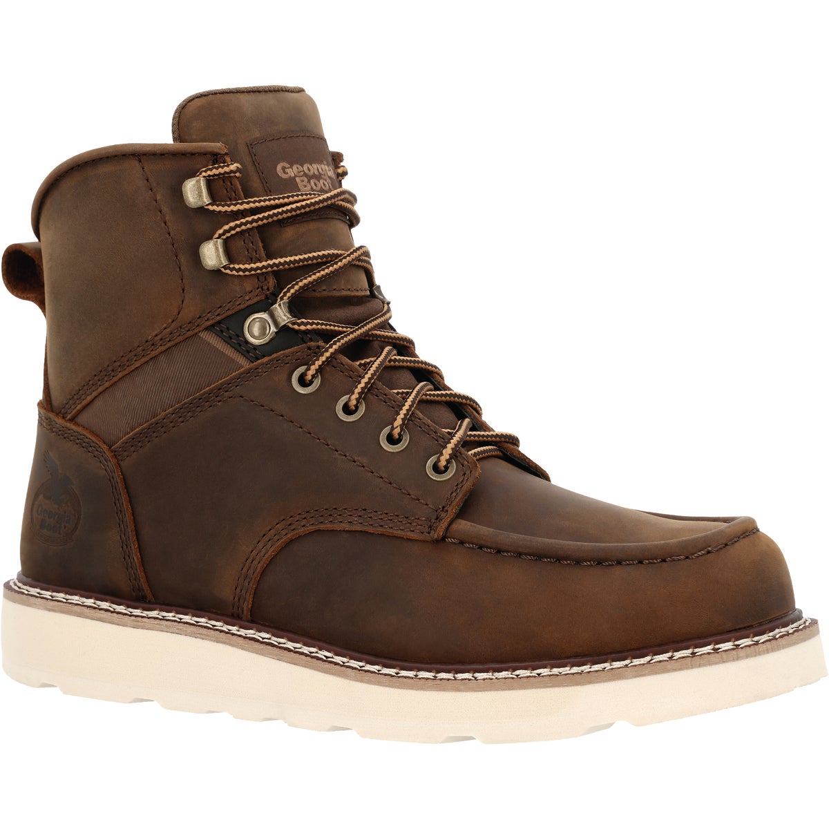 Georgia Boot Core 37 Men's Size 10M Moc-Toe Wedge Work Boot