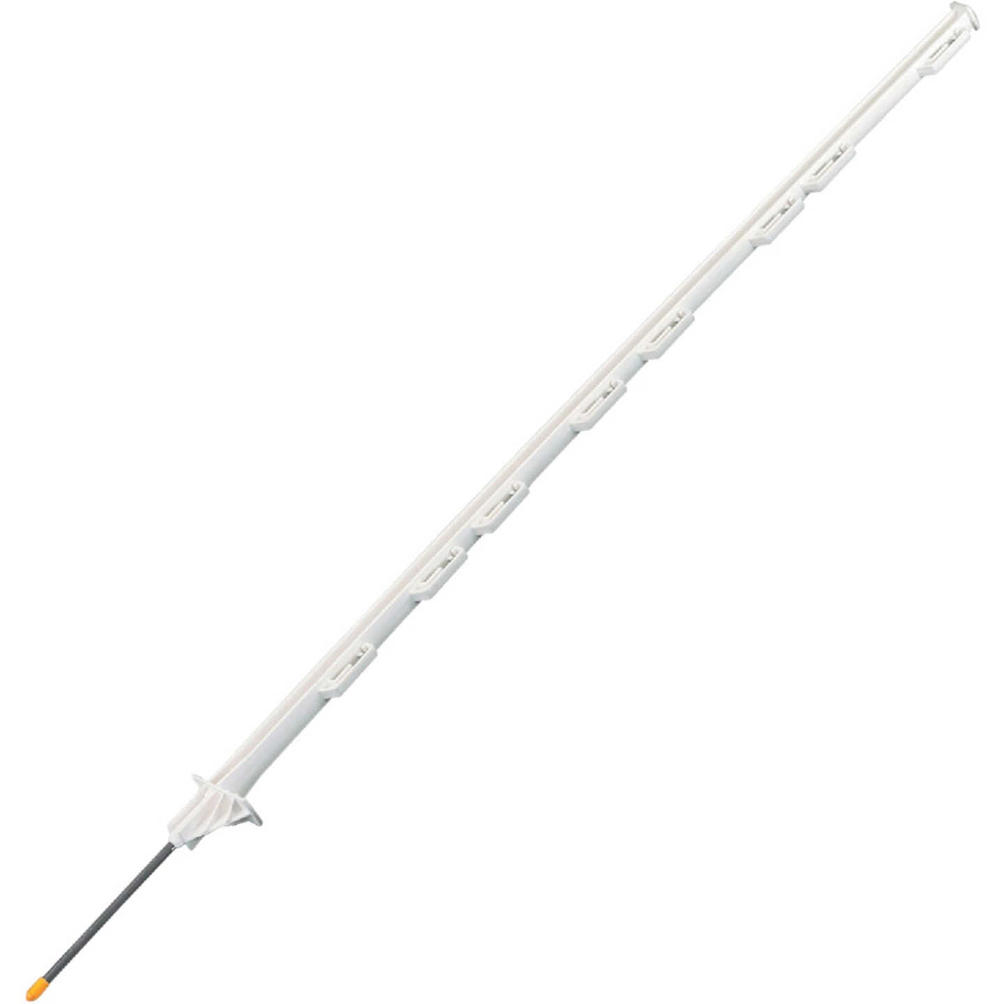Dare Step-In 48 In. White Electric Fence Poly Post Image 1