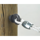 Dare Screw-In Black Polyethylene Electric Fence Insulator (25-Pack) Image 1