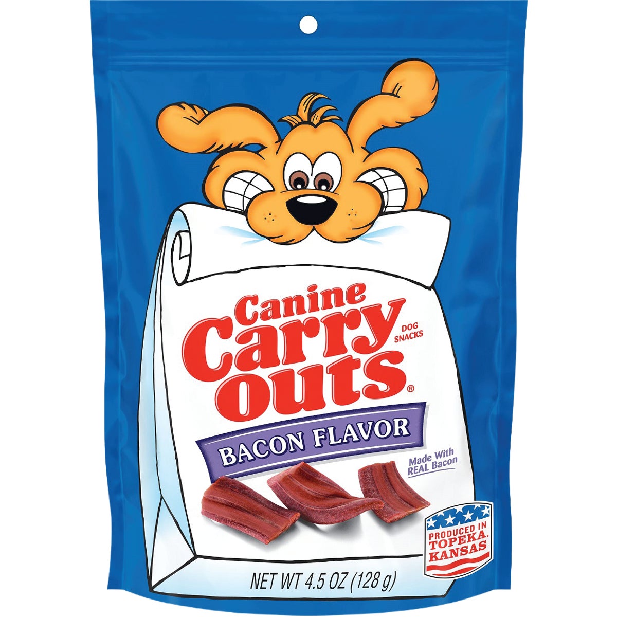 Canine Carryouts 4.5 Oz. Bacon Flavor Dog Treats