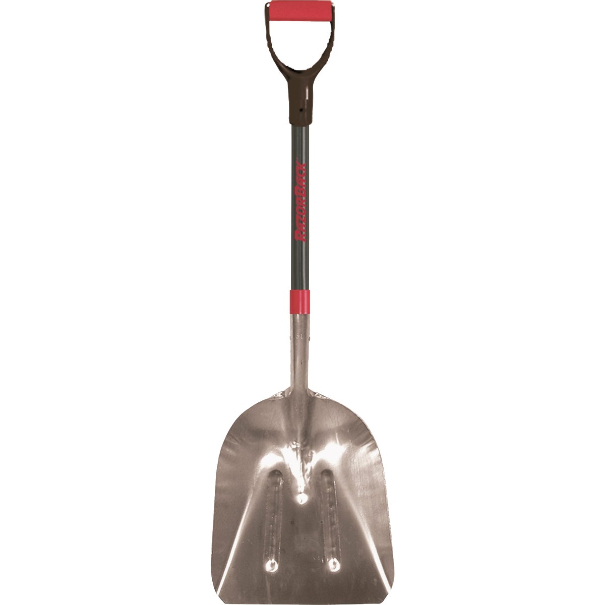 Razor-Back #12 Aluminum Scoop with 29 In. Fiberglass Handle
