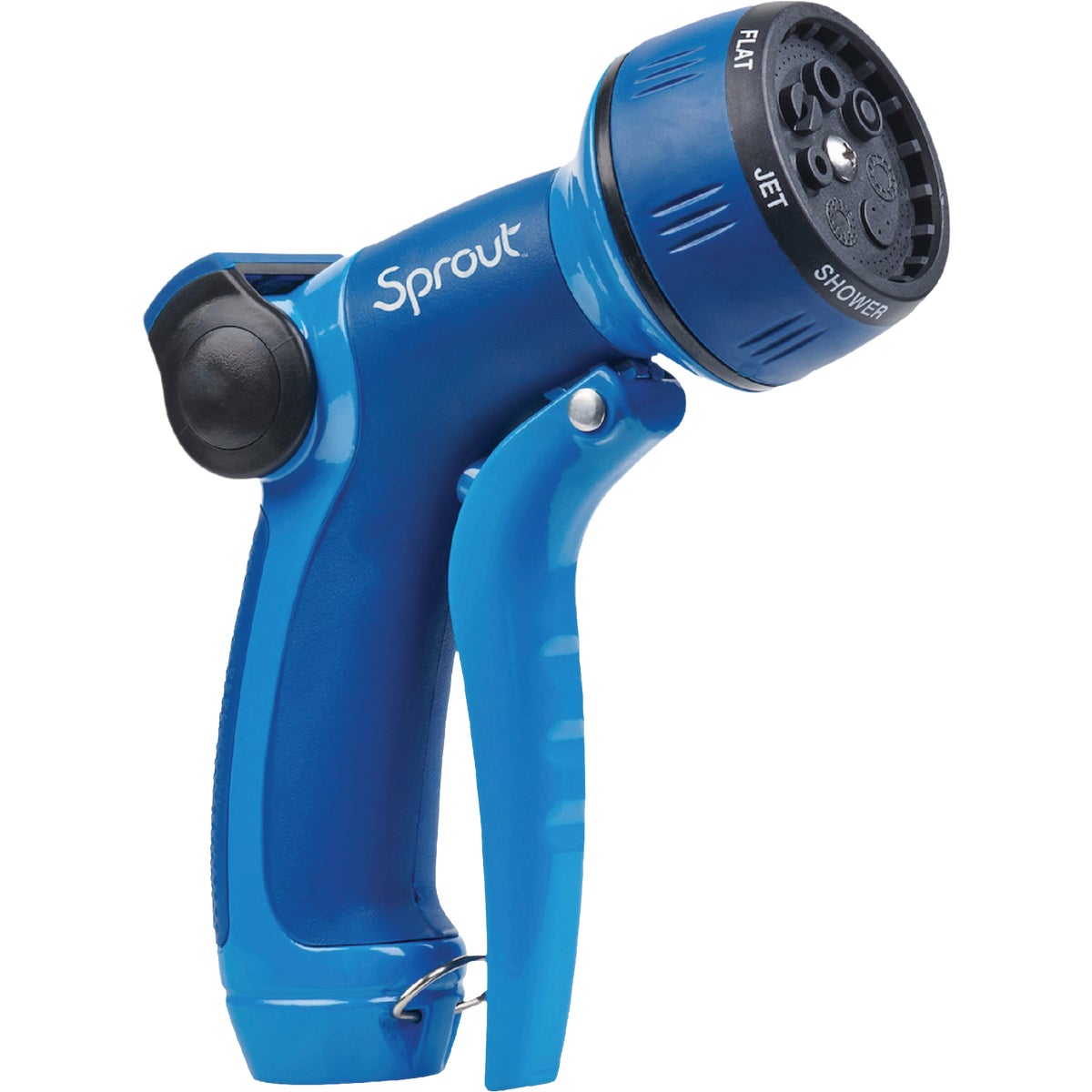 Sprout 7-Pattern Blueberry Blue Front-Trigger Metal Nozzle