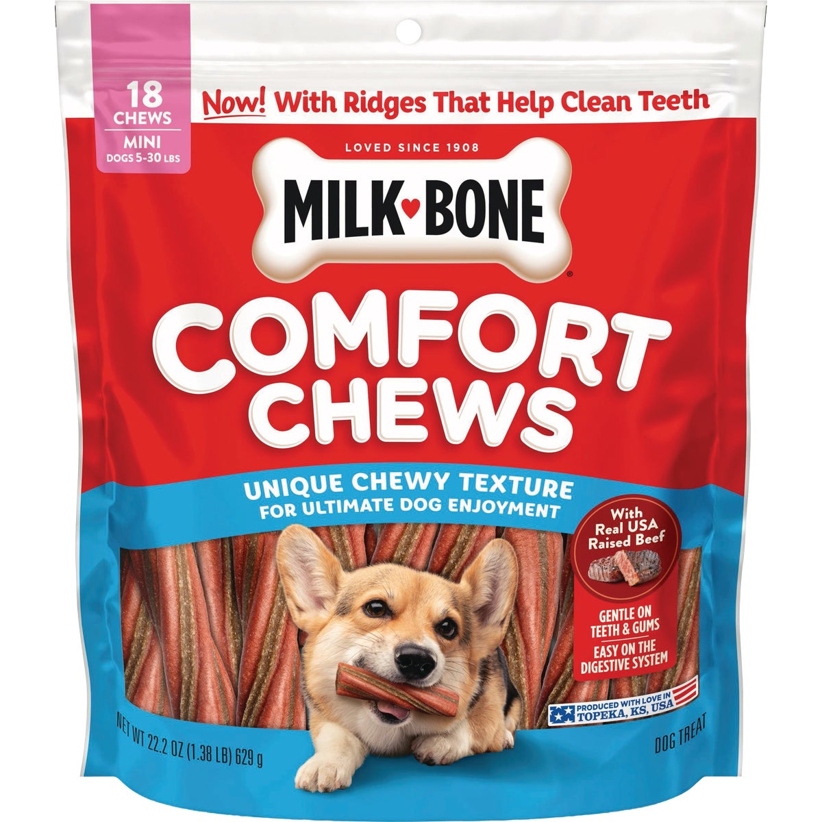 Milk Bone 22 Oz. Comfort Chews Mini Dog Chews (18-Count)